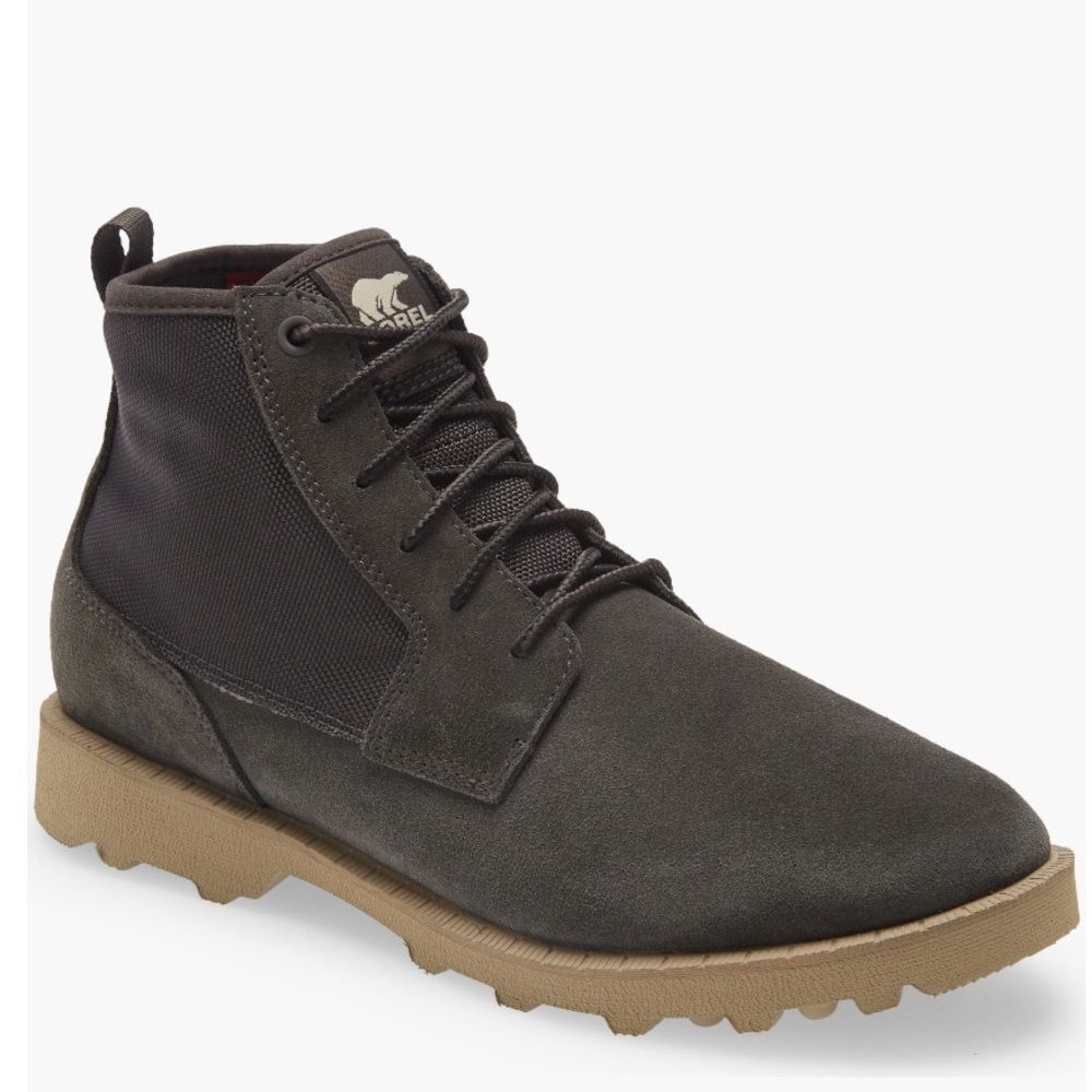 Sorel Caribou Otm Waterproof Chukka Men's Leather Suede Boot, Size 14, Brown Nwt